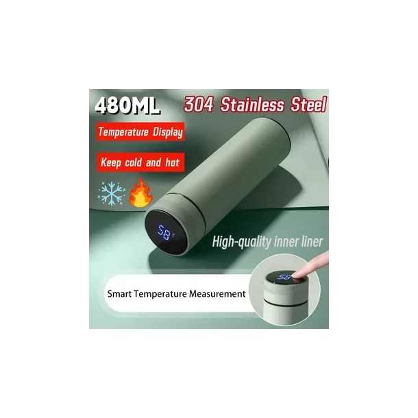 Smart Vandflaske med Display 500ml