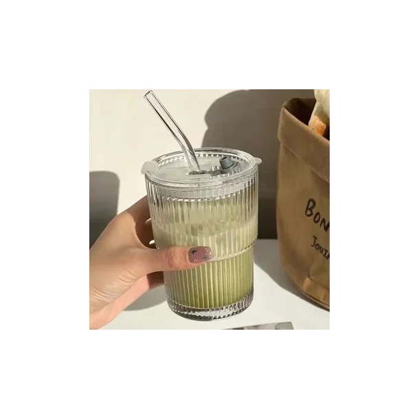 Fladt Glas med Hndtag